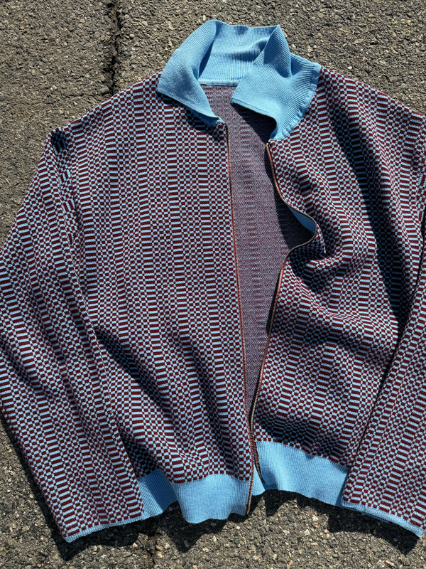 Sample burn out knit