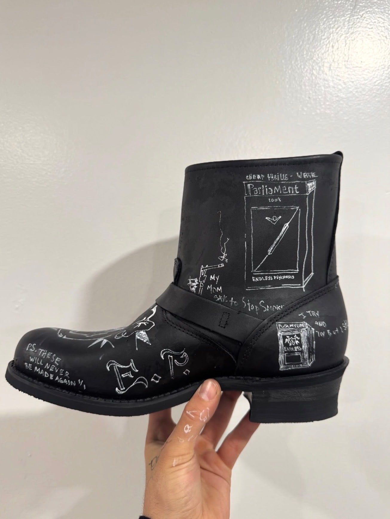 Hand-Drawn Boots